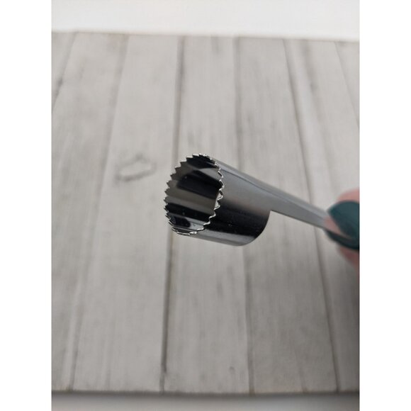 Green Handle Corer Stainless Steel 8" Apple Fruit - Picture 7 of 7